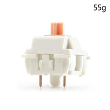 Load image into Gallery viewer, Holy Panda Tactile Keyboard Switch 3 Pin 55g 62g 67g POM Axis Mechanical Keyboard Custom Switches Hot Plug DIY GK61 TM680 Anne 2