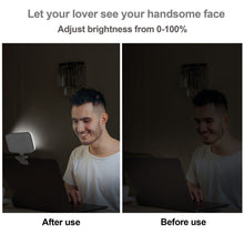 Load image into Gallery viewer, Selfie Light Clip-on LED Light for Phone Laptop Tablet Computer Phone Light for Selfie Video Conference Zoom Photography Makeup