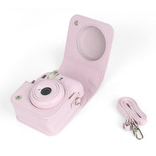Load image into Gallery viewer, For Instax Mini 12 Camera Case PU Leather Soft Protective Case Trave Bag for Fujifilm Film Camera Bag with Shoulder Strap