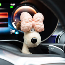Load image into Gallery viewer, Car Suspension Decoration Plush Wiper Wye Shield Doll Cute Bowknot Cartoon Dog Car Decoration Auto Parts