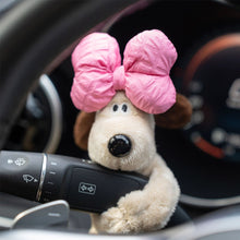 Load image into Gallery viewer, Car Suspension Decoration Plush Wiper Wye Shield Doll Cute Bowknot Cartoon Dog Car Decoration Auto Parts