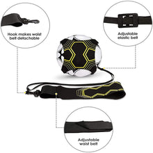 Load image into Gallery viewer, Football Kick Trainer Belt Device Solo Auxiliary Training Ball Band Soccer Ball Kick Fitness Equipment Trainer Football Team Sports