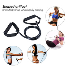 Load image into Gallery viewer, 1.2M Yoga Pull Rope TPE Fitness Training Resistance Bands Fitness Gum Elastic Bands Rubber Expander Workout Exercise Equipment Band