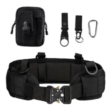 Load image into Gallery viewer, Tactical Padded Belt Men Hunting Molle Battle Belt Set War Belt Military Inner Waist Belt with Phone Tool Bag Hook