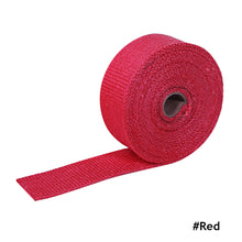Load image into Gallery viewer, 5M Roll Motorcycle Exhaust Heat Shield Thermal Exhaust Tape Fiberglass Heat Wrap Pipe Heat Insulation Motorcycle Accessories