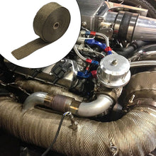 Load image into Gallery viewer, 5M Roll Motorcycle Exhaust Heat Shield Thermal Exhaust Tape Fiberglass Heat Wrap Pipe Heat Insulation Motorcycle Accessories