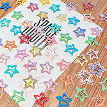 Load image into Gallery viewer, 10pcs/set Cute Colorful Star Shape Hair Clips for Girls Children Lovely Star Hairpins Kids BB Pins Barrettes Hair Accessories