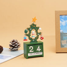 Load image into Gallery viewer, 1Pc Christmas Decorations Wooden Countdown Calendar Ornament Gift Party Supplies Window Table Home Decor Santa Claus Snowman Elk