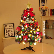 Load image into Gallery viewer, Desktop Christmas Tree LED Light 50CM 60CM Mini Table Gift Xmas Tree Artificial Christmas Tree Ornament Home Decoration