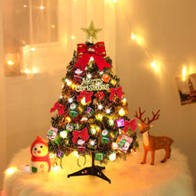 Load image into Gallery viewer, Desktop Christmas Tree LED Light 55CM 60CM Mini Table Gift Xmas Tree Artificial Christmas Tree Ornament Home Decoration