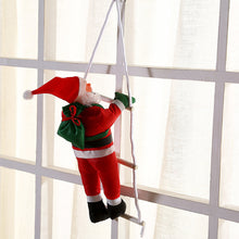 Load image into Gallery viewer, 1Pc Santa Claus Climbing Ladder Ornaments Xmas Tree Santa Claus Climbing Ladder Rope Hanging Pendant Merry Christmas Decoration