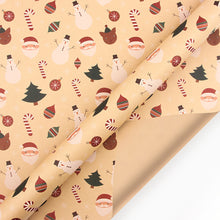 Load image into Gallery viewer, Christmas Ornaments Single-sided Paper Party Wedding DIY Craft Decoration Wrapping Paper Christmas Gift Kraft Decor