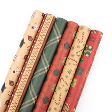 Load image into Gallery viewer, Christmas Ornaments Single-sided Paper Party Wedding DIY Craft Decoration Wrapping Paper Christmas Gift Kraft Decor