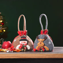 Load image into Gallery viewer, 1Pc Christmas Candy Bags Santa Claus Snowman Elk Gift Packing Bags Storage Bag Party Decoration Xmas Home Decoration