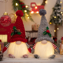 Load image into Gallery viewer, 1Pc Glowing Gnome Christmas Decorations Faceless Dolls Christmas Decoration for Home Christmas Ornaments Navidad New Year