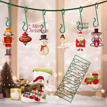 Load image into Gallery viewer, 10Pcs Christmas Ornament Hooks Christmas Tree Ball Hanging Pendant Hooks Stainless Steel S-Shaped Hook Christmas Decor