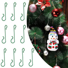 Load image into Gallery viewer, 10Pcs Christmas Ornament Hooks Christmas Tree Ball Hanging Pendant Hooks Stainless Steel S-Shaped Hook Christmas Decor