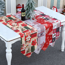 Load image into Gallery viewer, 1Pc Christmas Tablecloth Snowflake Runner For Rustic Kitchen Decorations Rustic Kitchen Table Decorations Winter