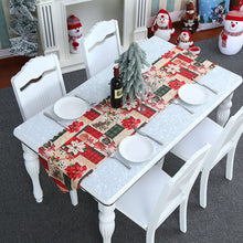 Load image into Gallery viewer, 1Pc Christmas Tablecloth Snowflake Runner For Rustic Kitchen Decorations Rustic Kitchen Table Decorations Winter