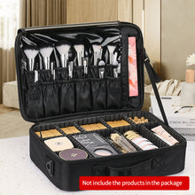 Load image into Gallery viewer, Large Capacity Makeup Bag Portable Outgoing Cosmetics and Skincare Storage Bag Partition Protective Cover