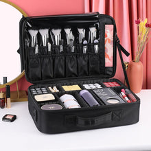 Load image into Gallery viewer, Large Capacity Makeup Bag Portable Outgoing Cosmetics and Skincare Storage Bag Partition Protective Cover