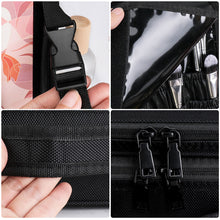 Load image into Gallery viewer, Large Capacity Makeup Bag Portable Outgoing Cosmetics and Skincare Storage Bag Partition Protective Cover