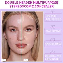 Load image into Gallery viewer, Stereo Brush Eye Concealer Liquid Foundation Spot Spot Mark Concealer Brush-head Concealer Covering Dark Circles Easily Concealer