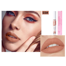 Load image into Gallery viewer, Matte Velvet Lip Glaze Lipstick Non-fading Waterproof Long-lasting Nude Matte Lip Gloss Women Lip Makeup Cosmetics