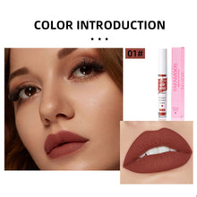 Load image into Gallery viewer, Matte Velvet Lip Glaze Lipstick Non-fading Waterproof Long-lasting Nude Matte Lip Gloss Women Lip Makeup Cosmetics