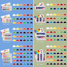 Load image into Gallery viewer, 12/24/36colors Watercolor Paint Set in Tubes Art Academy Gouache Pigment Kit 5ml/Tube Watercolor Pigment for Artistic Students Beginners