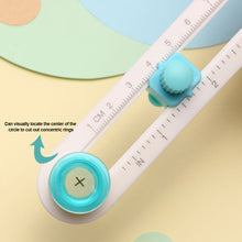 Load image into Gallery viewer, Adjustable 360° Round Cutting Knife DIY Compasses Circle Cutter Scrapbooking Photos Cutters Circular Paper Scrapbooking Cards Cutters