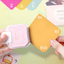 Load image into Gallery viewer, 3-in-1 Corner Rounder Paper Card Corner Punches Scrapbooking DIY Mini Corner Cutter R4/R7/R10mm Circle Trimmer Punch Office Supplies