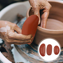 Load image into Gallery viewer, 3pcs Pottery Clay Rubber Scraper DIY Sculpture Ceramic Clay Trimming Sculpture Shaping Tools Filming Scraper