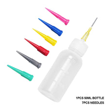 Load image into Gallery viewer, 50ml Pottery Mud Painting Bottle with Nozzle Set Squeeze Mud Bottle with Needle DIY Pottery Ceramic Texture Coloring Glaze Painted Clay Sculpture Tool