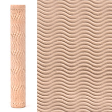 Load image into Gallery viewer, Wooden Texture Rolling Pin Ceramic Pottery Art Embossed Rod Flower Pattern Mud Embossing Rolling Stick DIY Clay Craft Tool