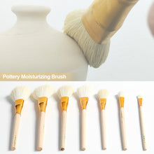Load image into Gallery viewer, Multifunction Wool Hair Brush for Pottery Moisturizing Glazing Brush DIY Sculpture Dust Cleaning Soft Hair Brush