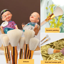Load image into Gallery viewer, Multifunction Wool Hair Brush for Pottery Moisturizing Glazing Brush DIY Sculpture Dust Cleaning Soft Hair Brush
