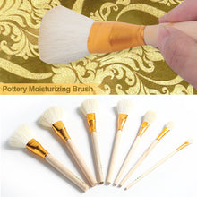 Load image into Gallery viewer, Multifunction Wool Hair Brush for Pottery Moisturizing Glazing Brush DIY Sculpture Dust Cleaning Soft Hair Brush