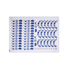 Load image into Gallery viewer, Pottery Art Transfer Paper Underglaze Paper Ceramics Clay Flower Paper Blue and White Porcelain Decal Paper 47*35CM