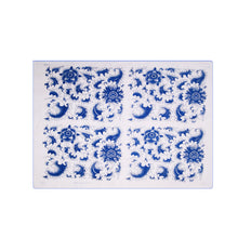 Load image into Gallery viewer, Pottery Art Transfer Paper Underglaze Paper Ceramics Clay Flower Paper Blue and White Porcelain Decal Paper 47*35CM