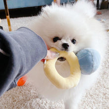 Load image into Gallery viewer, Creative Plush Engagement Ring Toy Pet Stuffed Diamond Ring Toy Squeaky Chew Molar Toys Soft Chewing Toys Pet Supplies