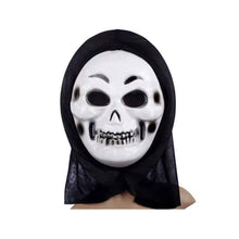 Load image into Gallery viewer, Halloween Scary Mask Scream Ghost Face Plastic Witches Mask Horror Killer Full Head Masks Movie Cosplay Costume Props