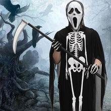Load image into Gallery viewer, Halloween Scary Mask Scream Ghost Face Plastic Witches Mask Horror Killer Full Head Masks Movie Cosplay Costume Props