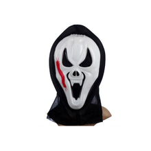 Load image into Gallery viewer, Halloween Scary Mask Scream Ghost Face Plastic Witches Mask Horror Killer Full Head Masks Movie Cosplay Costume Props
