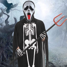 Load image into Gallery viewer, Halloween Scary Costume Grim Reaper Costume for Boys Kids Costume with Gloves Mask Masquerade Cosplay Party Props