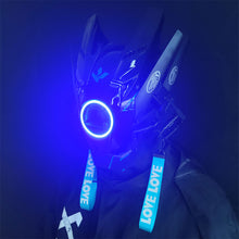 Load image into Gallery viewer, Cyberpunk LED Mask Technology Sense Cyberpunk Luminous Mask Helmet Science Fiction Helmet Mechanical Helmet Role Play Music Festival