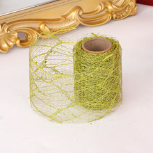 Load image into Gallery viewer, 6.3cm Width Christmas Ribbon Printed Christmas Organza Ribbon For Handmade Wrapping Gift Christmas Decoration DIY Gift Packing