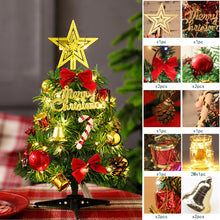 Load image into Gallery viewer, Mini Christmas Tree Festival Decoration Simulation Christmas Tree Artifical Small Tree Desktop Ornaments Gifts Festival for Home New Year