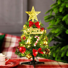 Load image into Gallery viewer, Mini Christmas Tree Festival Decoration Simulation Christmas Tree Artifical Small Tree Desktop Ornaments Gifts Festival for Home New Year