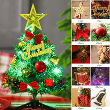 Load image into Gallery viewer, Mini Christmas Tree Festival Decoration Simulation Christmas Tree Artifical Small Tree Desktop Ornaments Gifts Festival for Home New Year